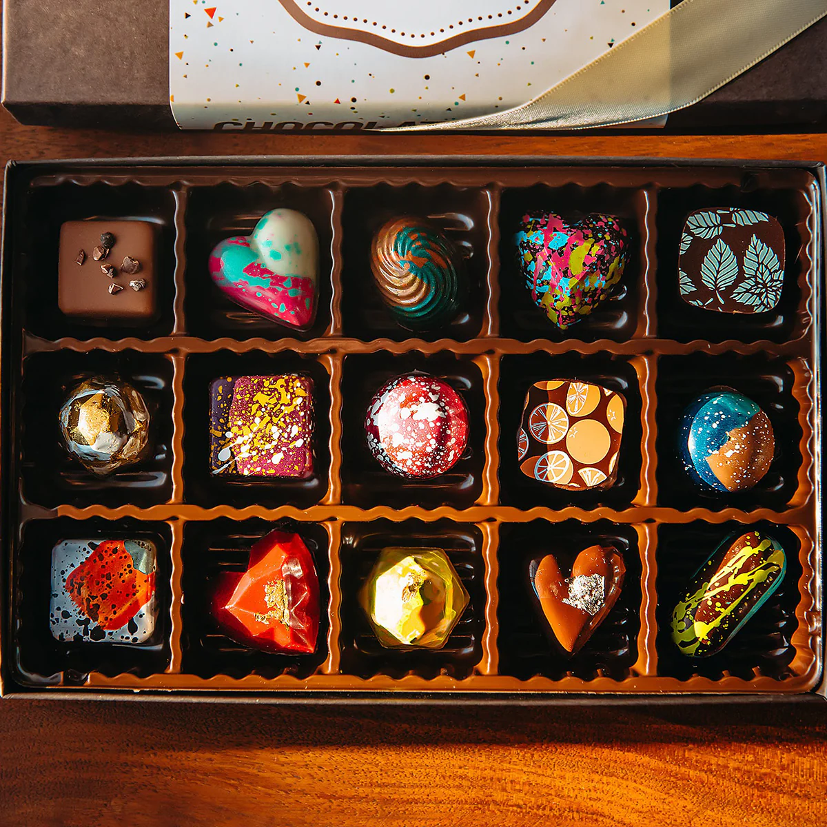 The Chocolate Season 15-Piece Artisan Chocolates - Image 4