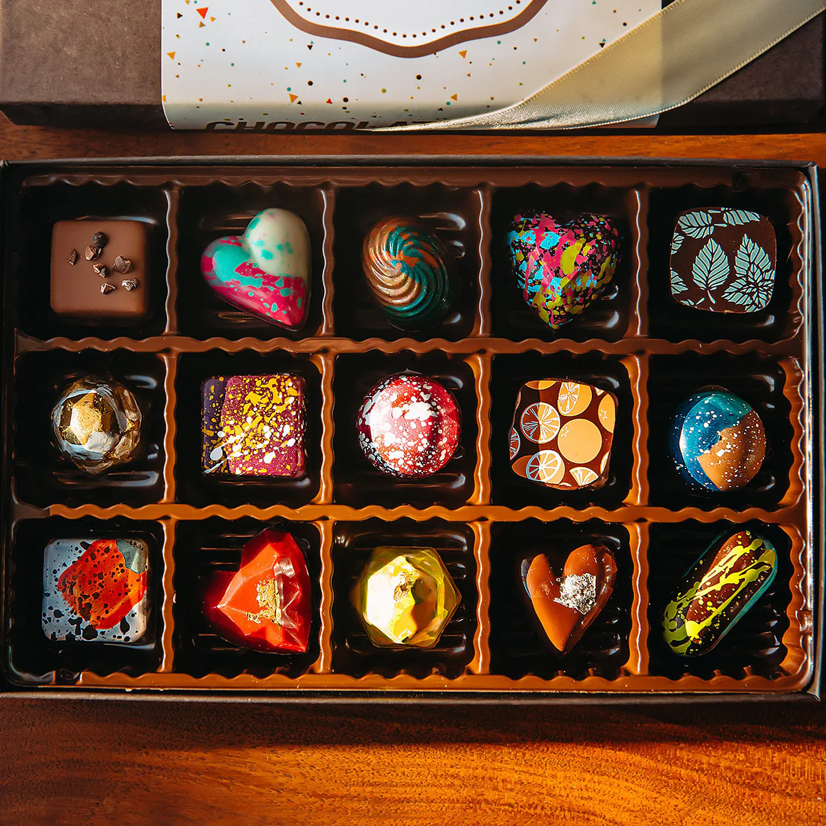 The Chocolate Season Chocolate and Caramels Tower - Image 2