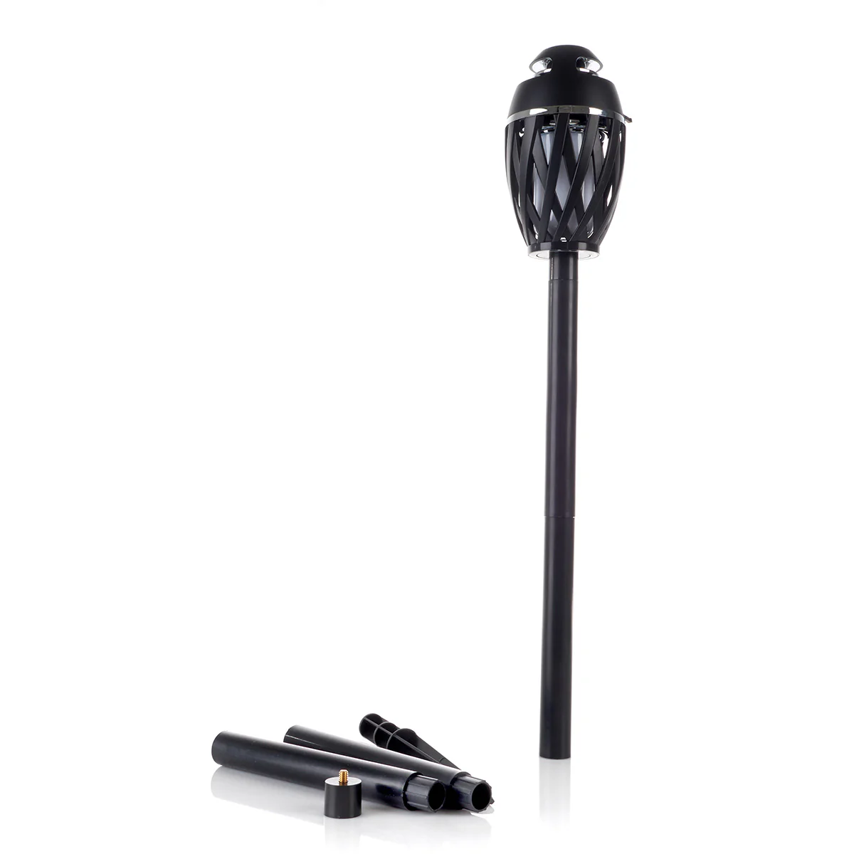 Tiki Torch Outdoor Bluetooth Speaker Poles by Sharper Image (Set of 2) - Image 2