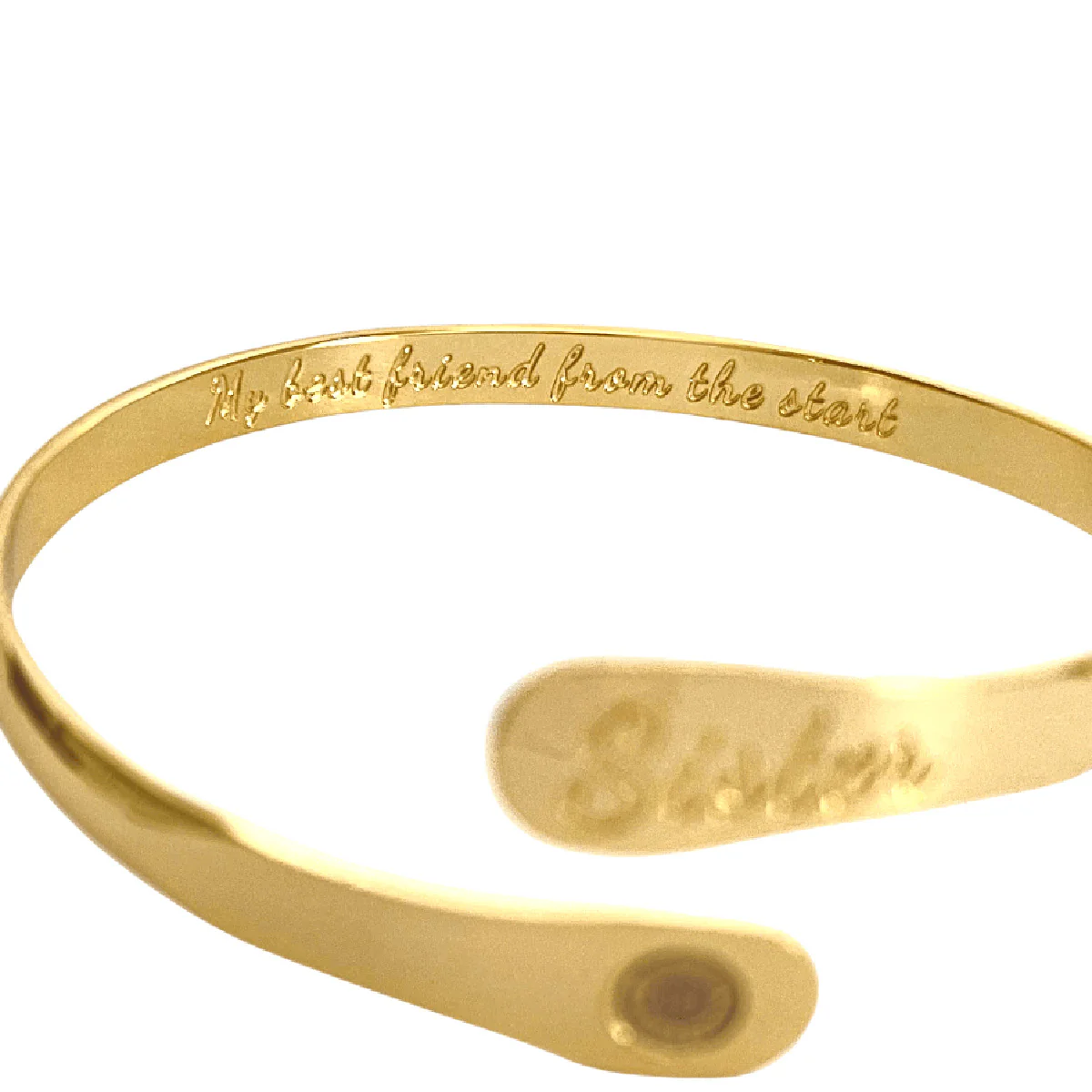 To My Sister Engraved Bracelet - Image 4