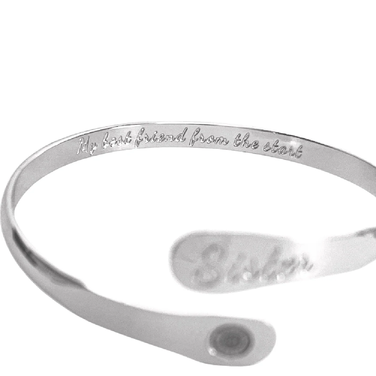 To My Sister Engraved Bracelet - Image 6