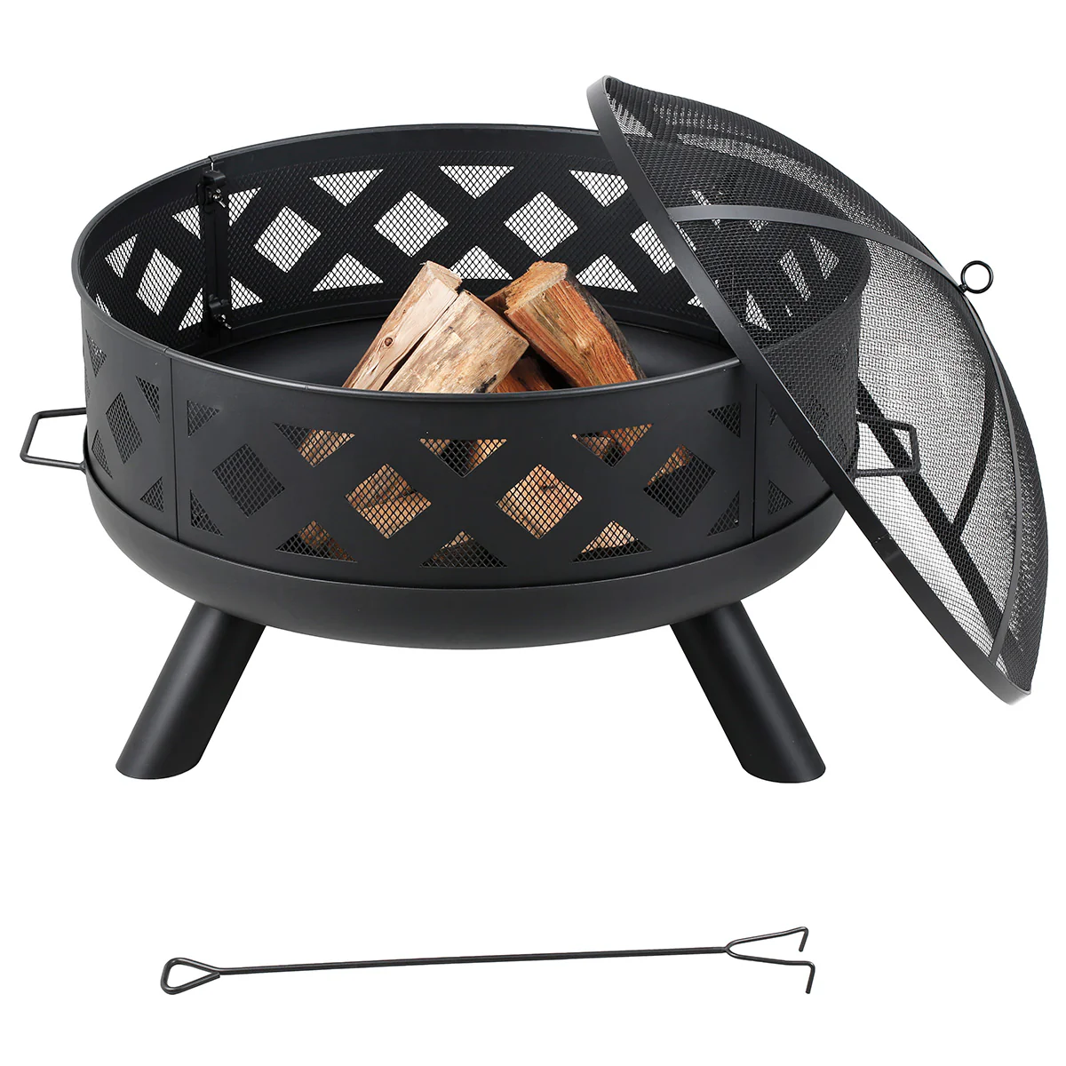 Triple Function Outdoor Fire Pit - Image 12
