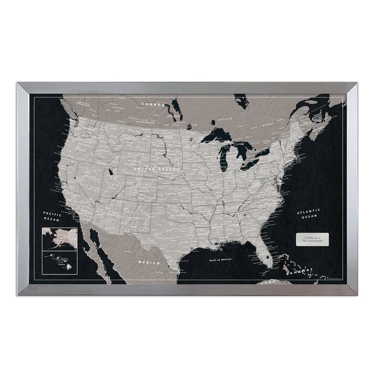 Urban Slate US Travel Map - Image 4
