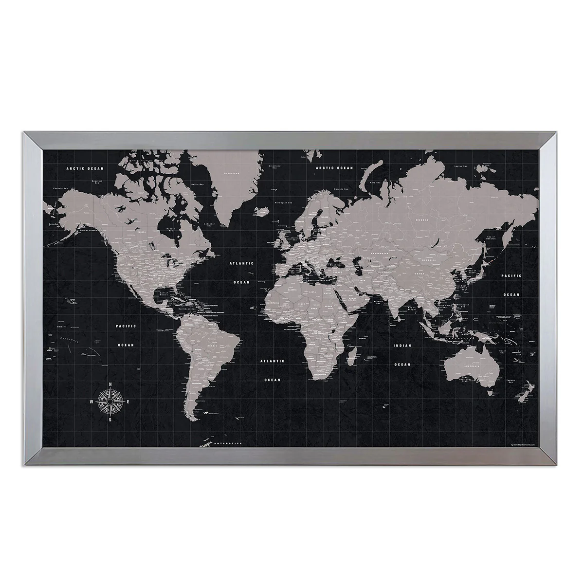 Urban Slate World Travel Map - Image 5