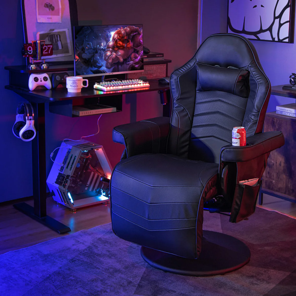 Video Gaming Massage Recliner Chair - Image 29