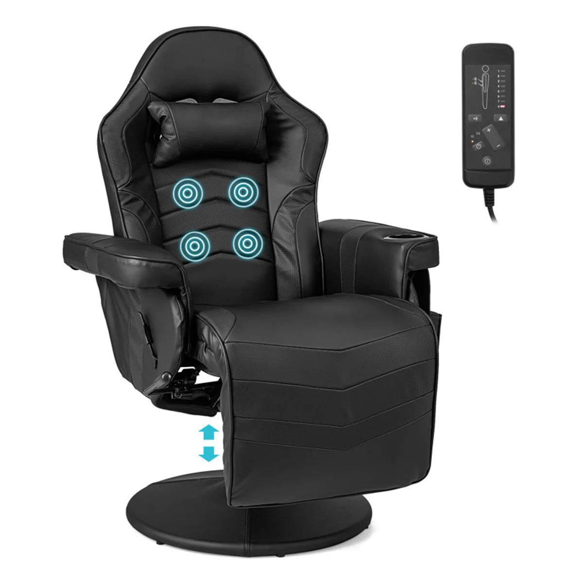 Video Gaming Massage Recliner Chair - Image 30