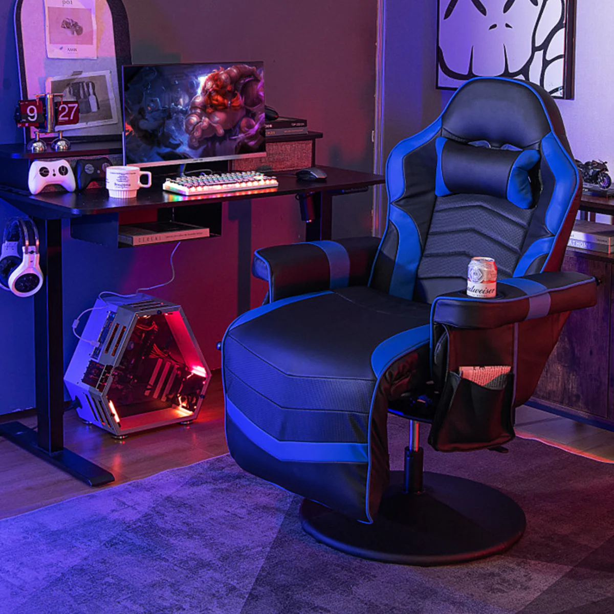 Video Gaming Massage Recliner Chair - Image 38