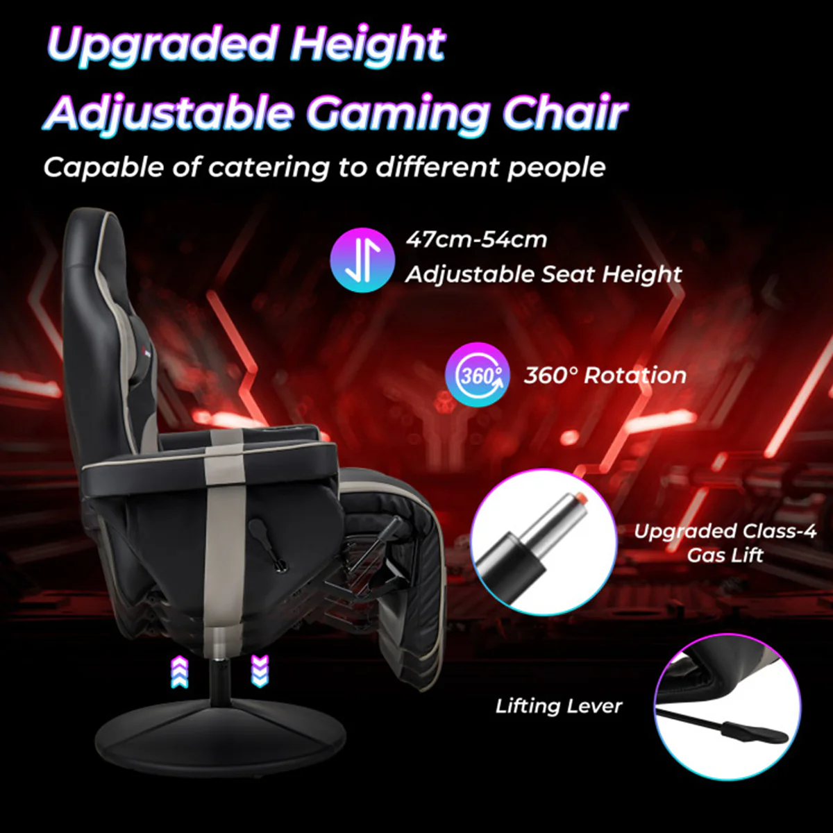 Video Gaming Massage Recliner Chair - Image 6