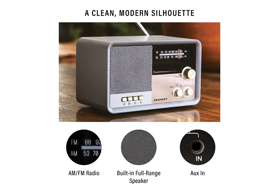 Vintage AM/FM Bluetooth Radio - Image 3