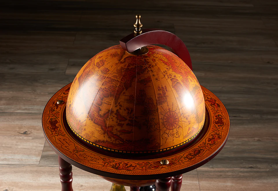 Vintage Globe Bar Cart - Image 4
