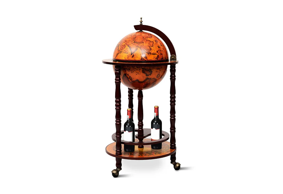 Vintage Globe Bar Cart - Image 7