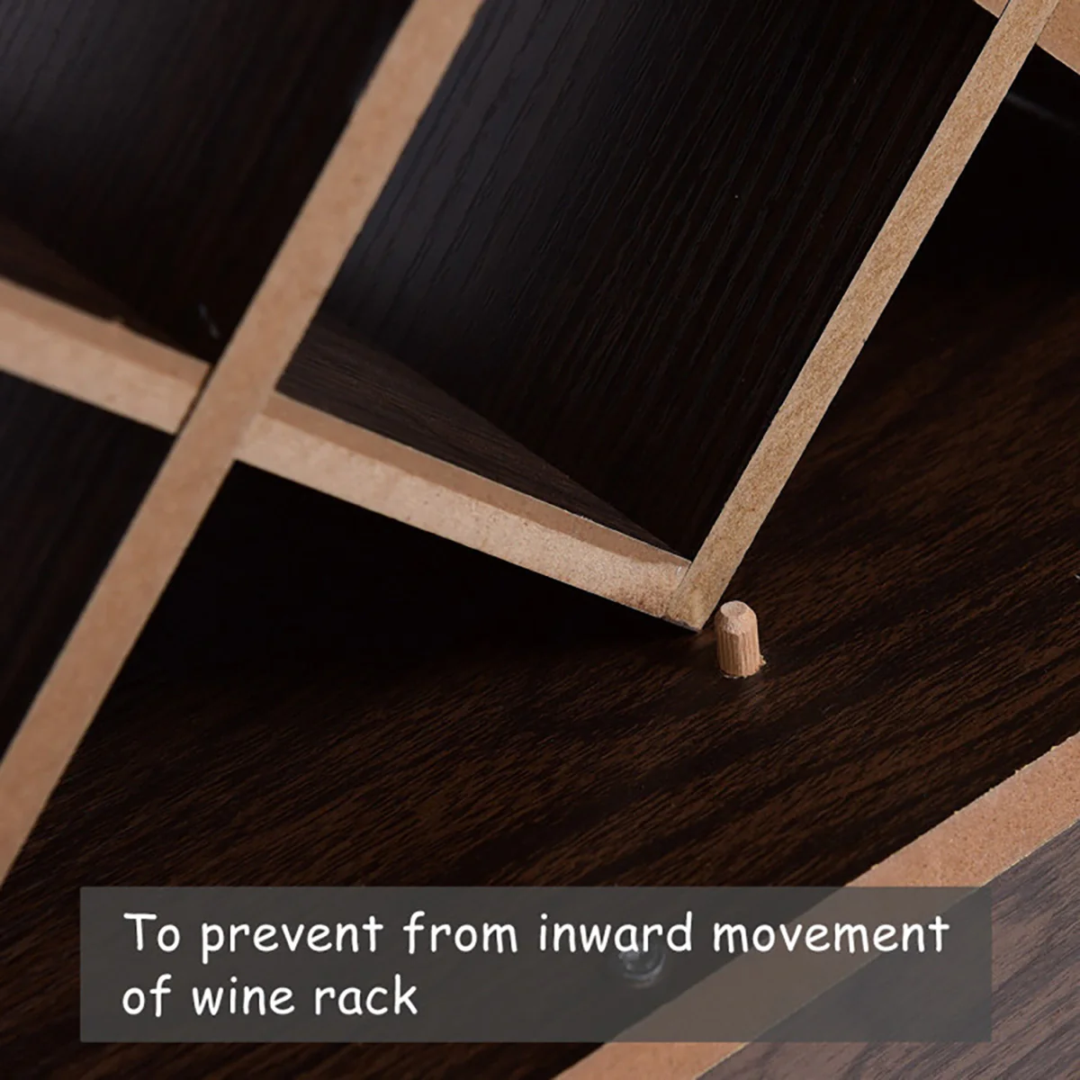Wall Mount Wine Rack Organizer with Glass Holder - Image 4