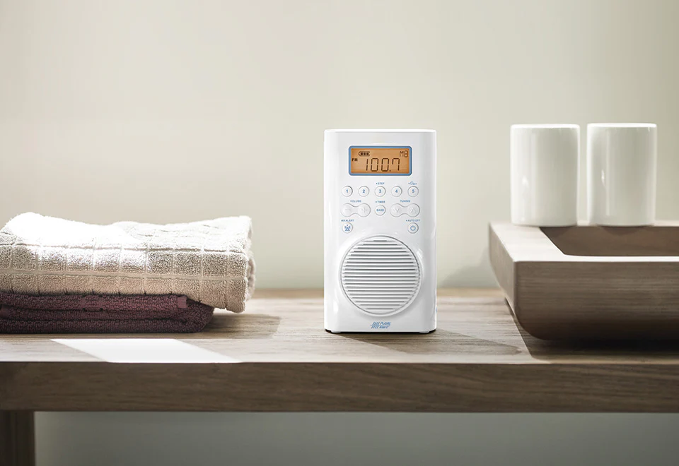 Waterproof Weather Alert Shower Radio - Image 3
