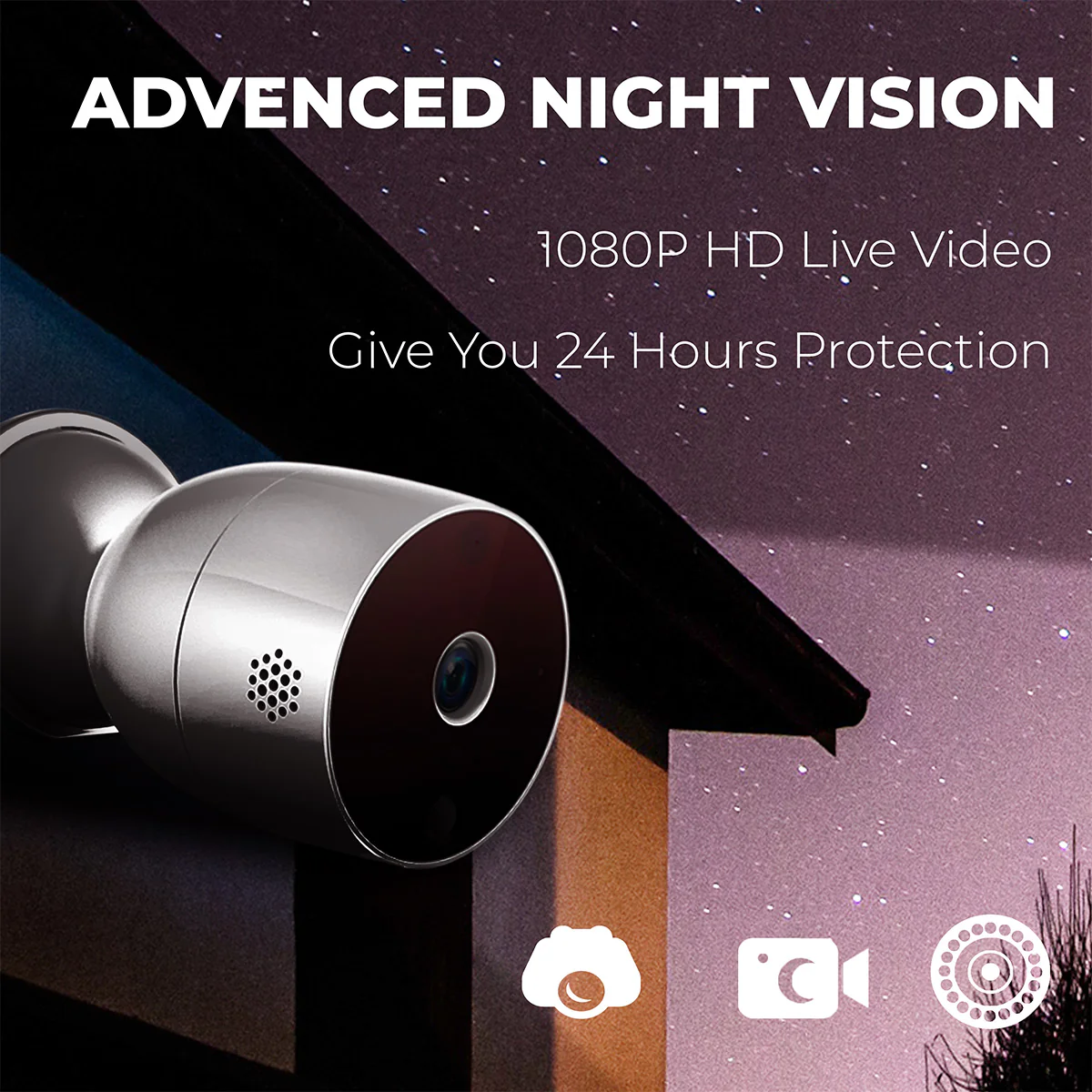 Wireless 1080P Outdoor Smart Security Camera - Image 3
