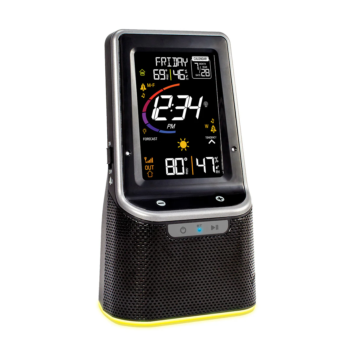 Wireless Color Weather Station with Bluetooth Speaker - Image 5