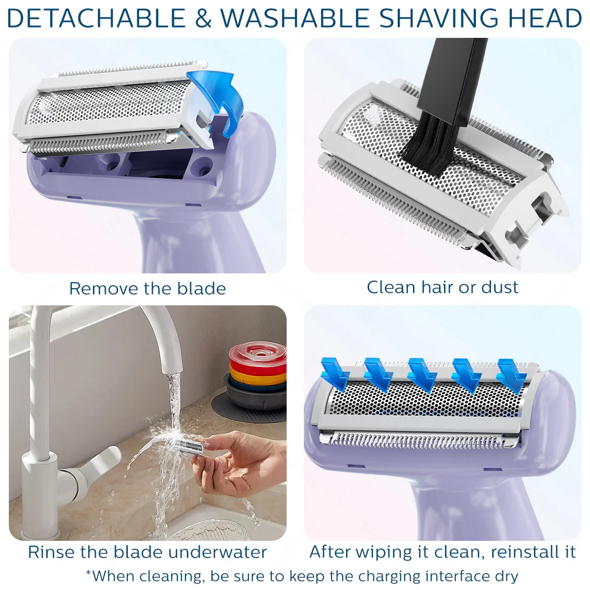 Women's Wet and Dry Electric Razor - Image 33
