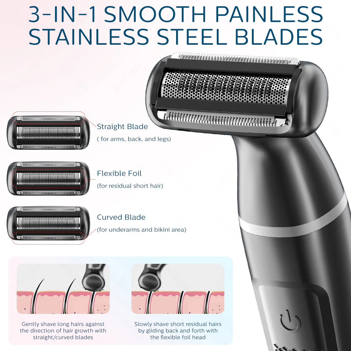 Women's Wet and Dry Electric Razor - Image 9