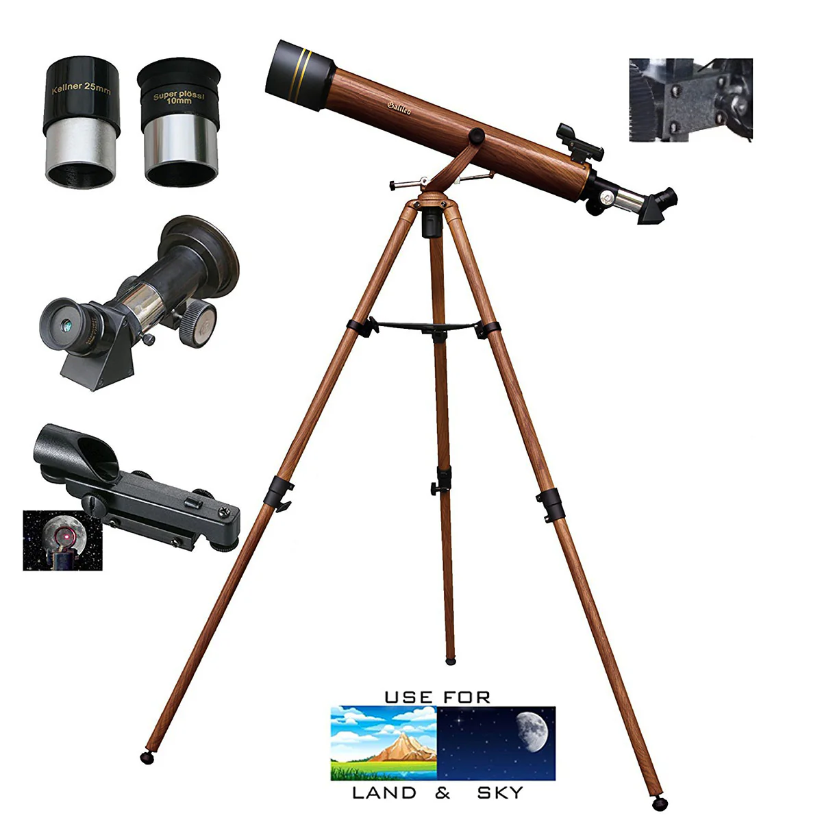 Wood Grain Day/Night Telescope - Image 4