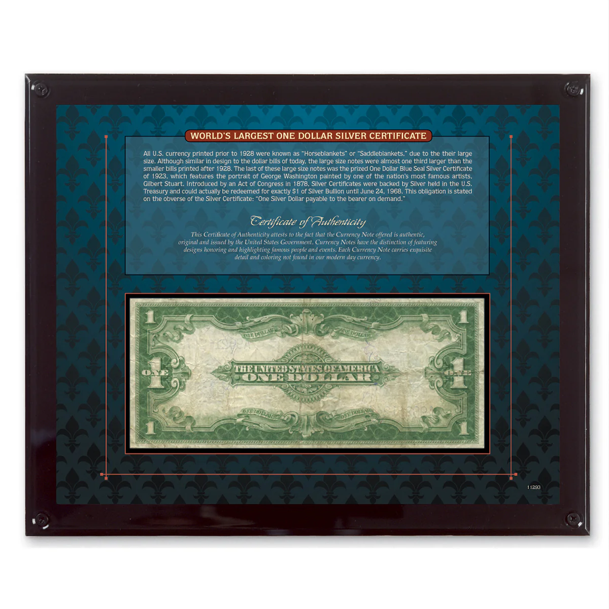 World's Largest One Dollar Silver Certificate - Image 2