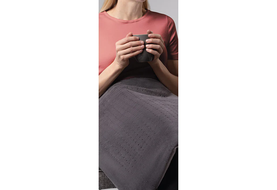 XXL Wide Calming Heat™ Massaging Weighted Heating Pad by Sharper Image - Image 3