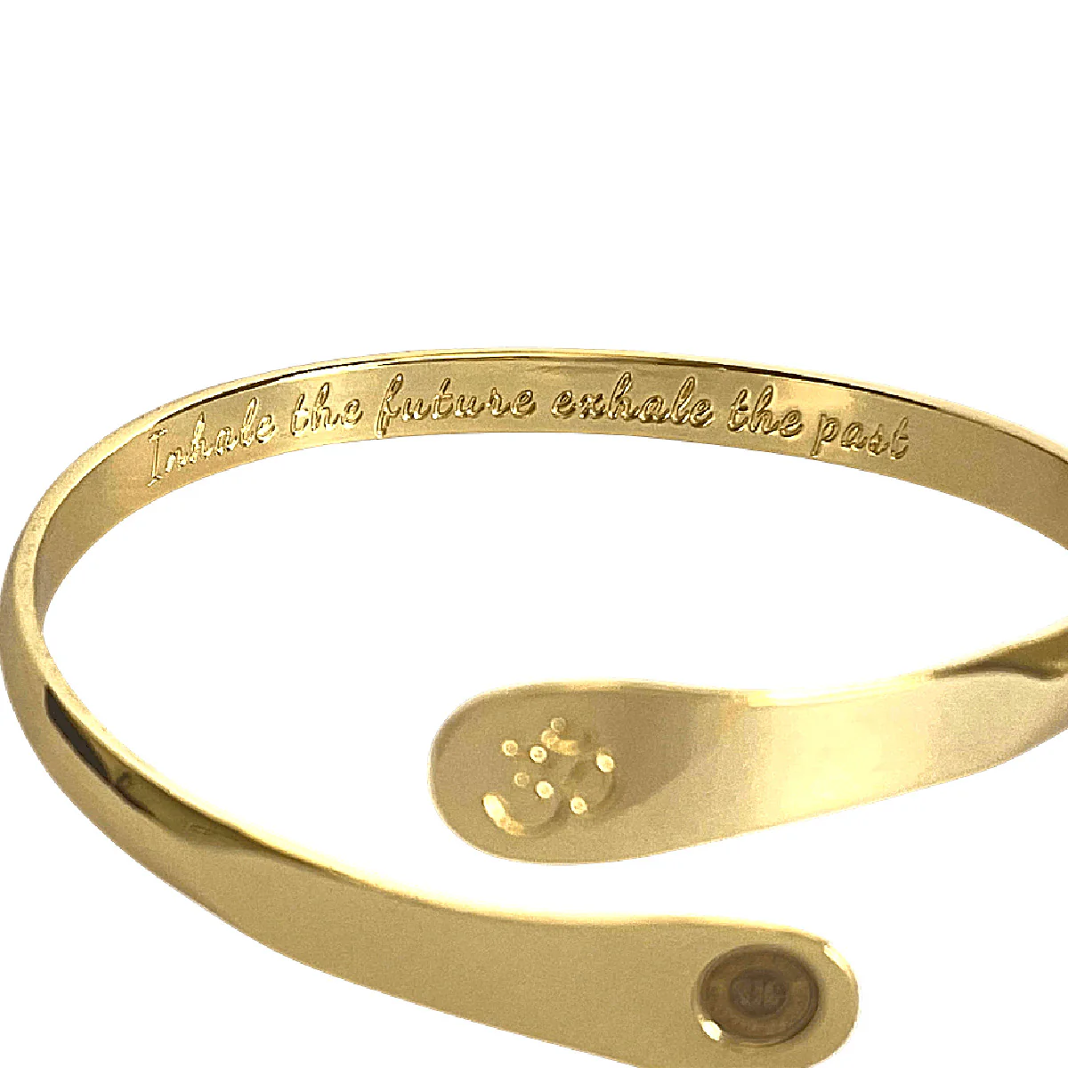 Yoga Om Engraved Bracelet - Image 4